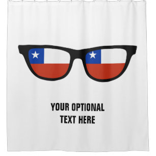 Chile Shades custom shower curtain