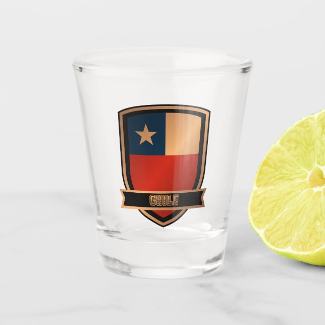 Chile Shot Glass (Front)