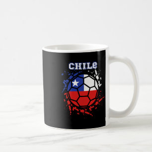 Chile Soccer Chilean Flag Futbol Fan Jersey Coffee Mug