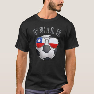 Chile Soccer Fan Sunglass Football Chilean T-Shirt