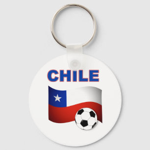 chile soccer football key ring