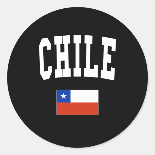 Chile Style Classic Round Sticker (Front)