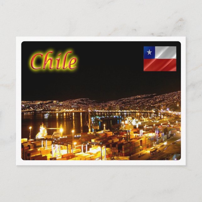 Chile - Valparaiso - Postcard (Front)