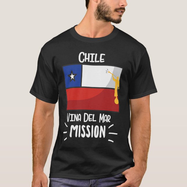 Chile Vina del Mar Mormon LDS Mission Missionary T-Shirt (Front)