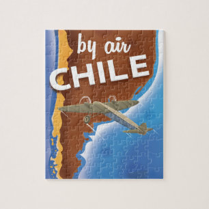 Chile Vintage Travel poster Jigsaw Puzzle