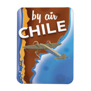 Chile Vintage Travel poster Magnet
