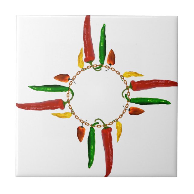 Chile Zia Tile (Front)