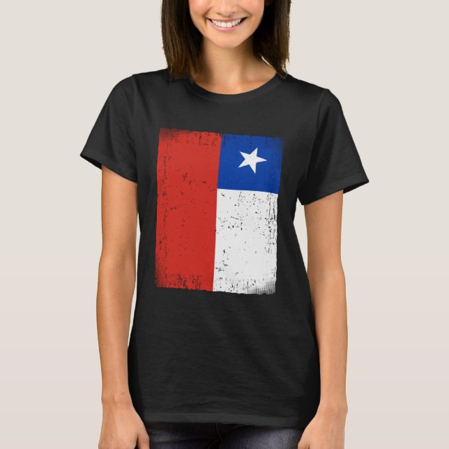 Chilean Flag Chile  1 T-Shirt (Front)