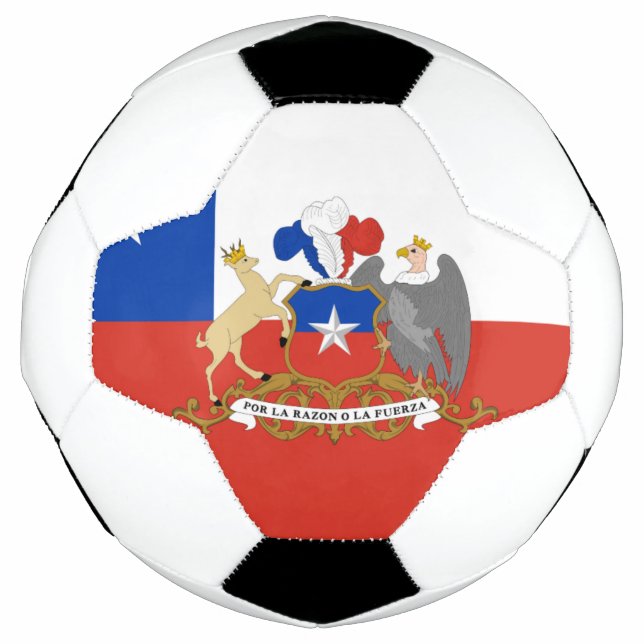 Chilean flag soccer ball (Front)