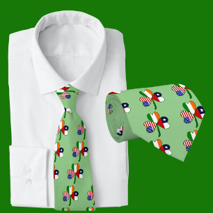 Chilean Shamrock Flag Tie