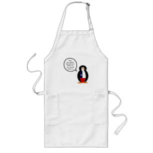 Chilean Talking Mr. Penguin Long Apron