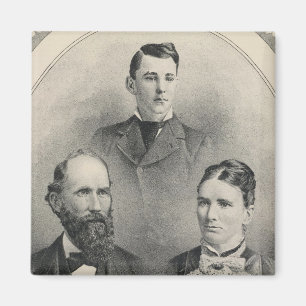 Chiles family portraits magnet