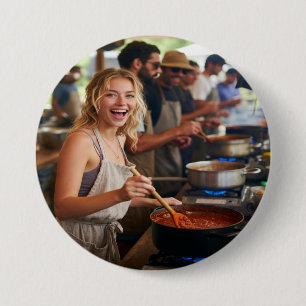 Chili Cook Off Photo Customize 7.5 Cm Round Badge