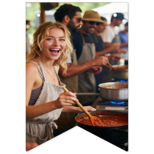 Chili Cook Off Photo Customize Bunting