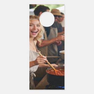 Chili Cook Off Photo Customize Door Hanger