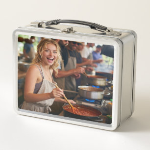 Chili Cook Off Photo Customize Metal Lunch Box