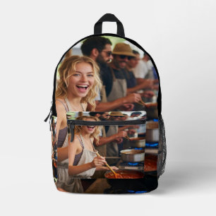 Chili Cook Off Photo Customize Printed Backpack