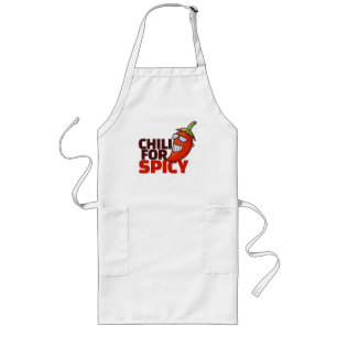 Chili for Spicy T-Shirt Long Apron