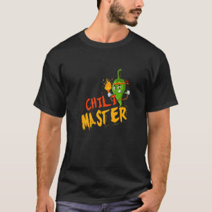Chili Master Spicy Flavoring Pepper Foodie Food T-Shirt