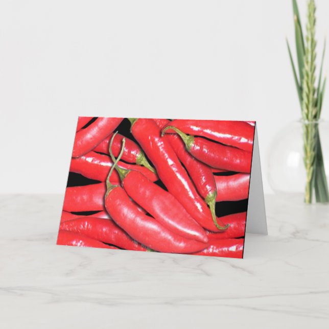 chili mouse mat card (Front)