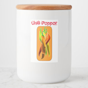 Chili pepper label