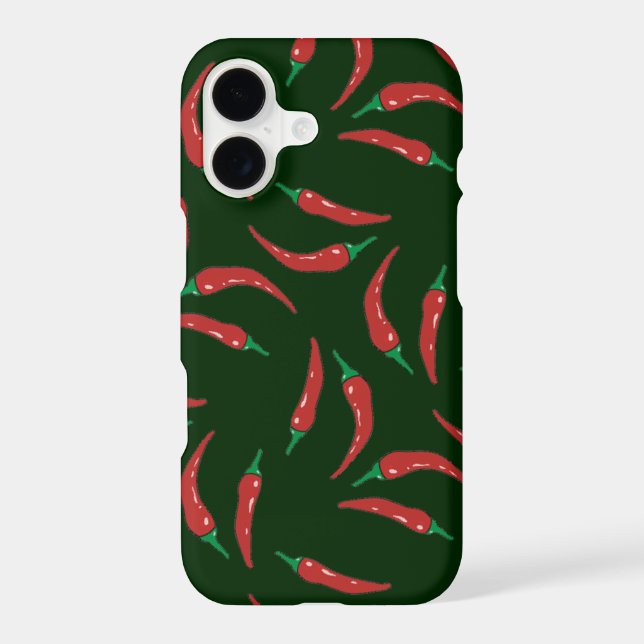 chili pepper on green (Back)