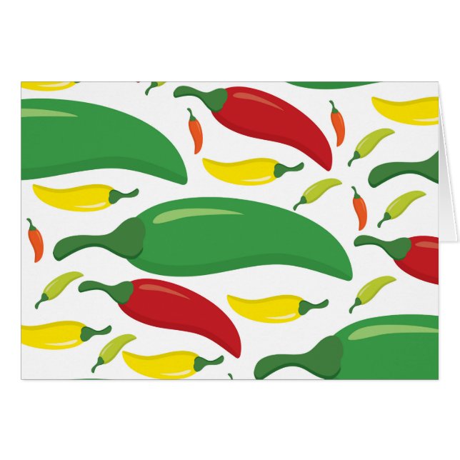 Chili pepper pattern (Front Horizontal)