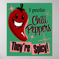Chili Peppers $24.95 Art Poster