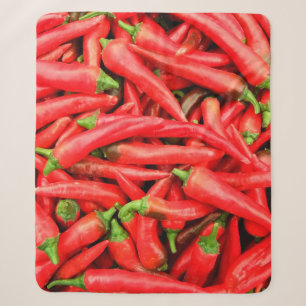 CHILI PEPPERS 2 SHERPA BLANKET