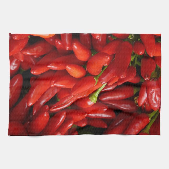 CHILI PEPPERS 3 TEA TOWEL (Horizontal)
