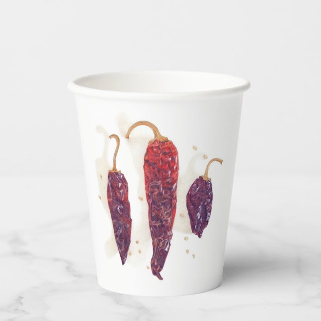 CHILI PEPPERS Paper Cups (Front)