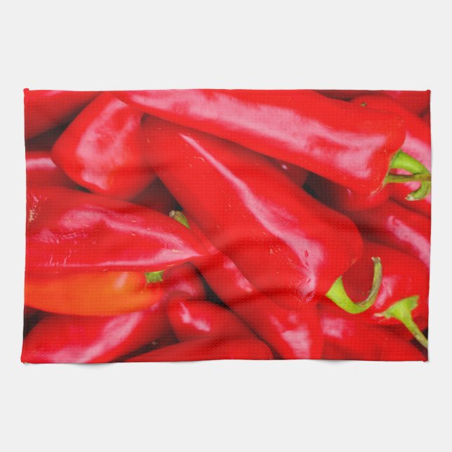 CHILI PEPPERS TEA TOWEL (Horizontal)