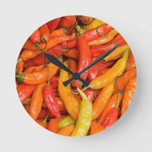 Chili Round Clock