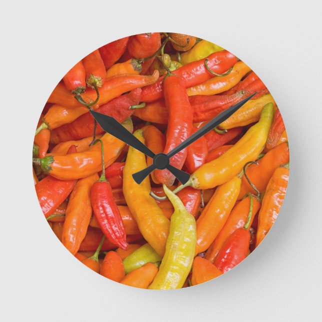 Chili Round Clock (Front)