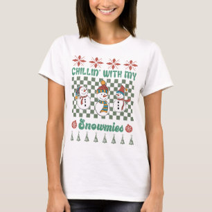 Chilin with my snowmies - Winter Wonderland  T-Shirt