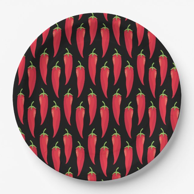 Chilipeño Paper Plate (Front)