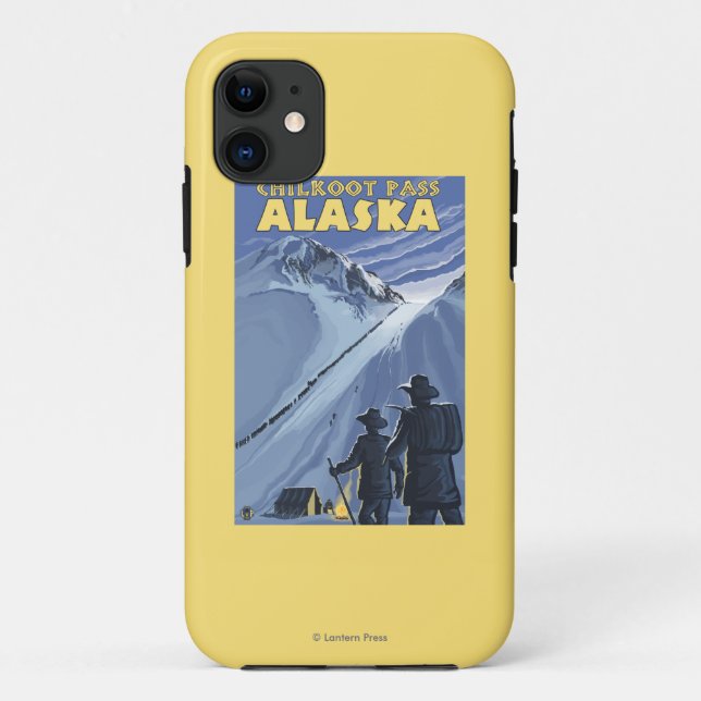 Chilkoot Pass, Alaska Gold Miners Case-Mate iPhone Case (Back)