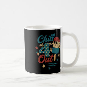 Chill 4th Out – Funny Retro 4th Of July Ice Cream Coffee Mug
