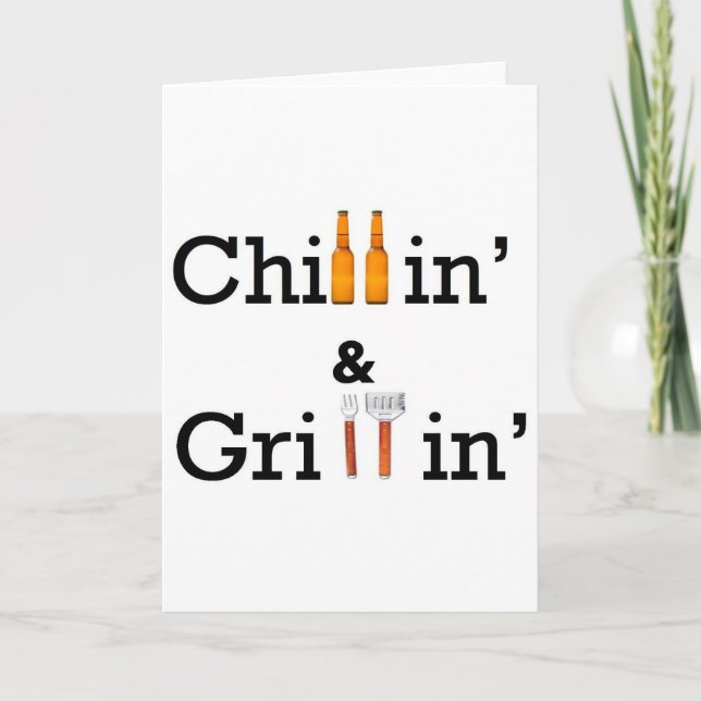 chill and grill card (Front)