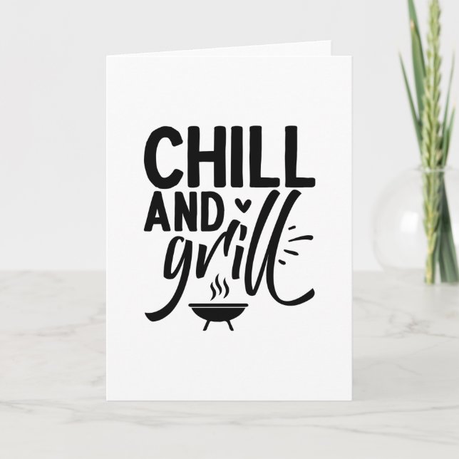 Chill and Grill Card (Front)