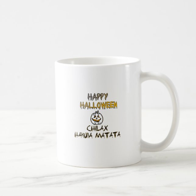 Chill and Relax Happy Halloween Collection Coffee Mug (Right)