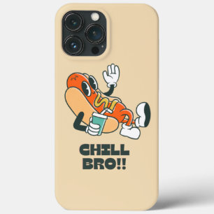 Chill bro retro style   Iphone 13 pro max case