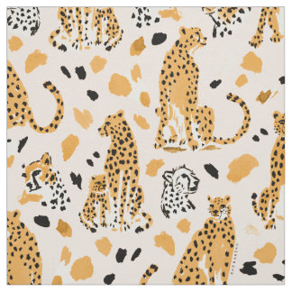 CHILL CHEETAHS FABRIC