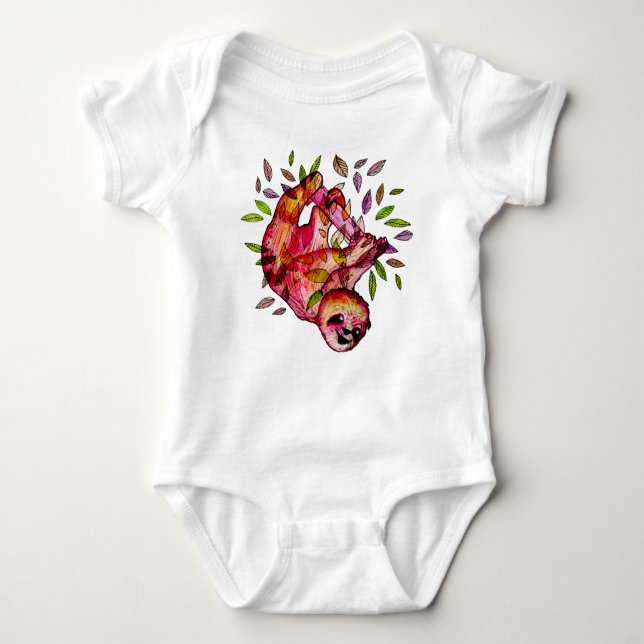 Chill Chili Colored Baby Bodysuit (Front)