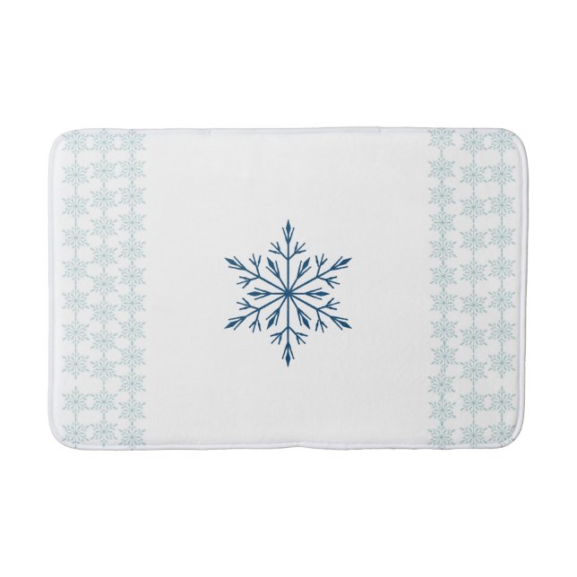 Chill & Cosy Snowflake Bath Mat (Front)