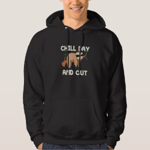 Chill Day And Out Sloth Rest Day Sloth Day Off Laz Hoodie
