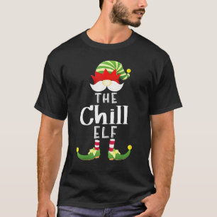 Chill Elf Group Christmas Pajama Party T-Shirt