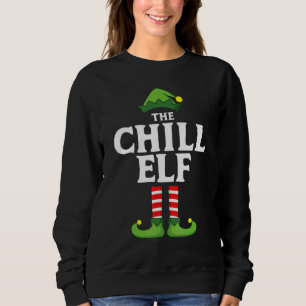 Chill Elf Matching Family Group Christmas Pyjamas Sweatshirt