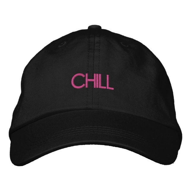 CHILL EMBROIDERED HAT (Front)