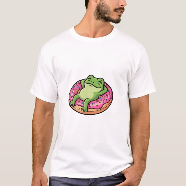 Chill Frog Donut T-Shirt (Front)